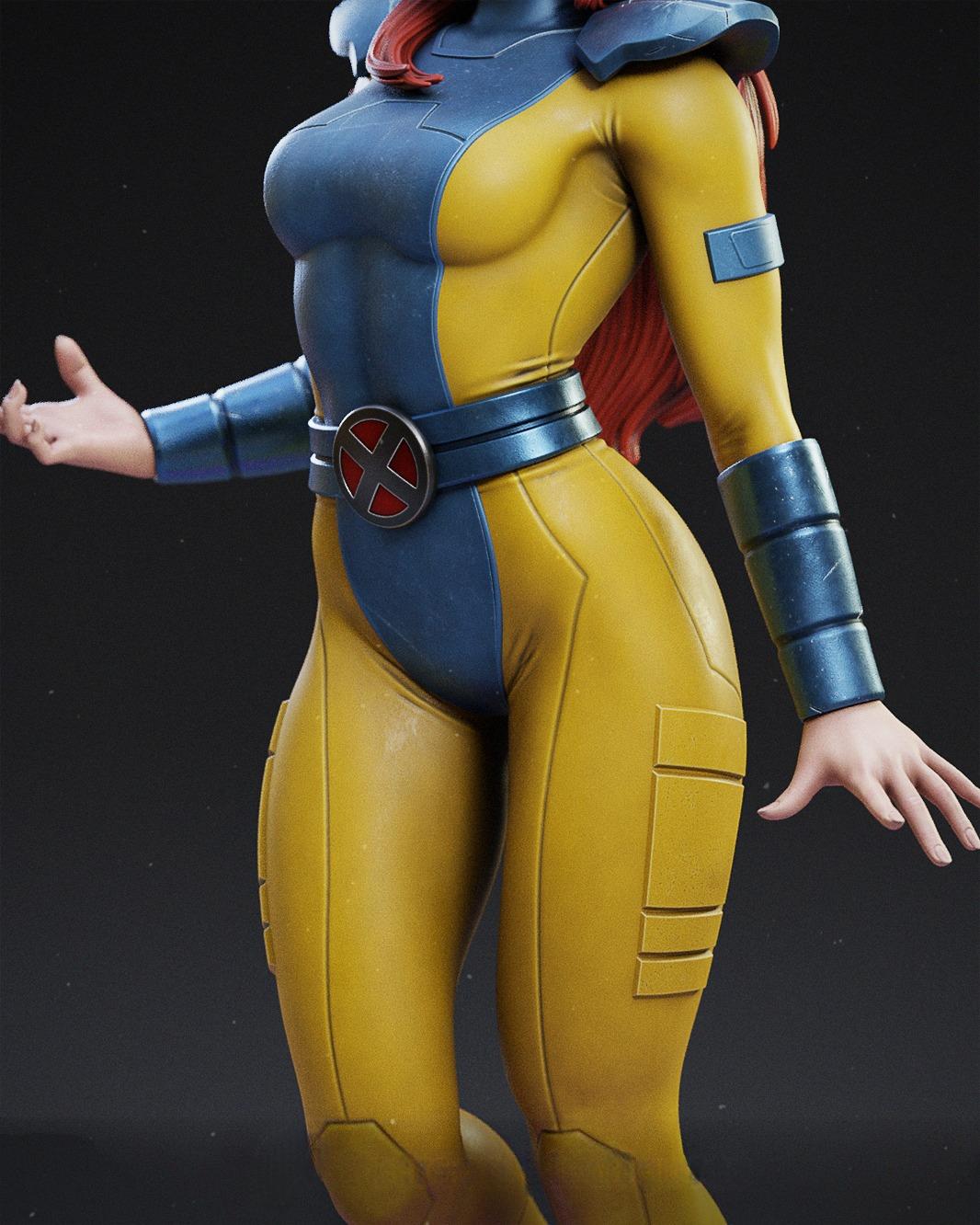 2333 Jean Grey NSFW - X-MEN  - STL 3D Print Files