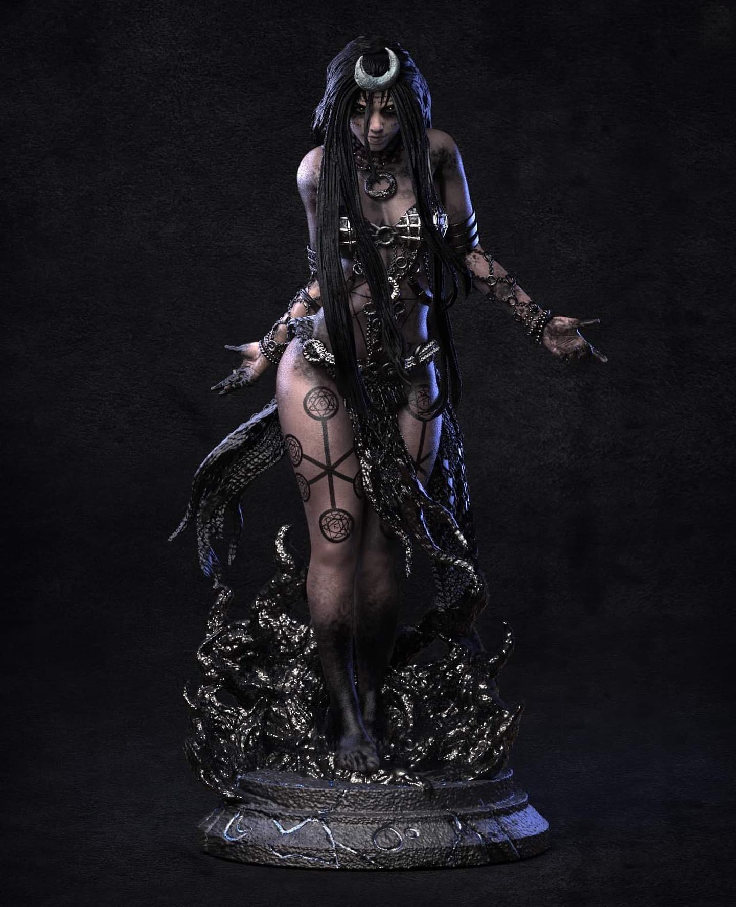 2336 Enchantress - DC Comics - STL 3D Print Files