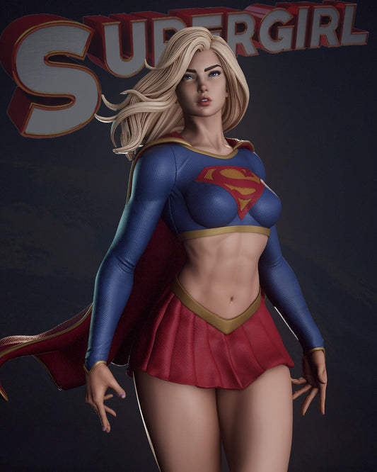 2338 Supergirl NSFW - DC Comics - STL 3D Print Files