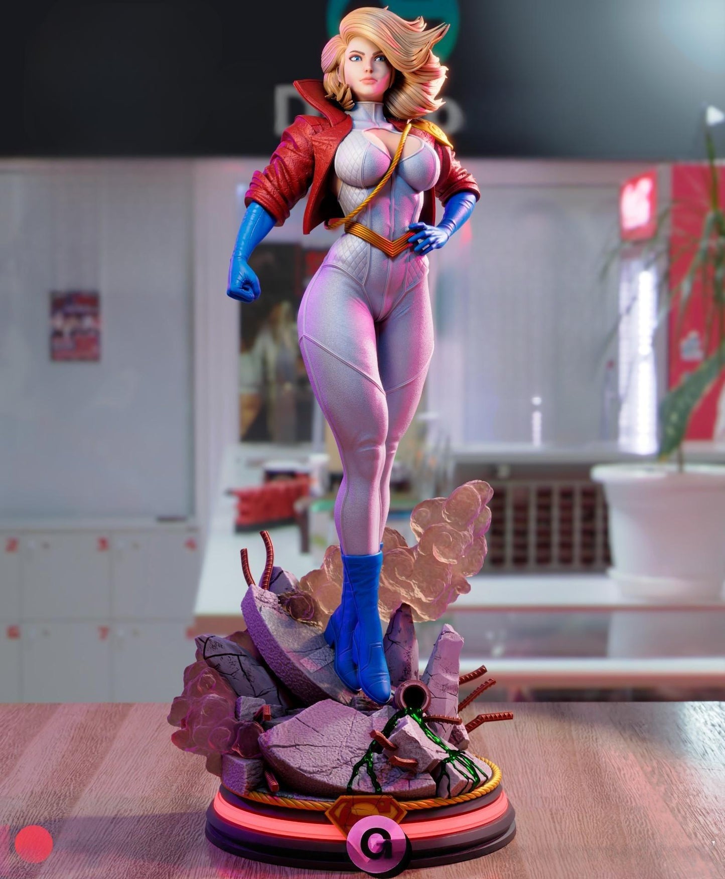 2343 Power Girl NSFW - DC Comics - STL 3D Print Files