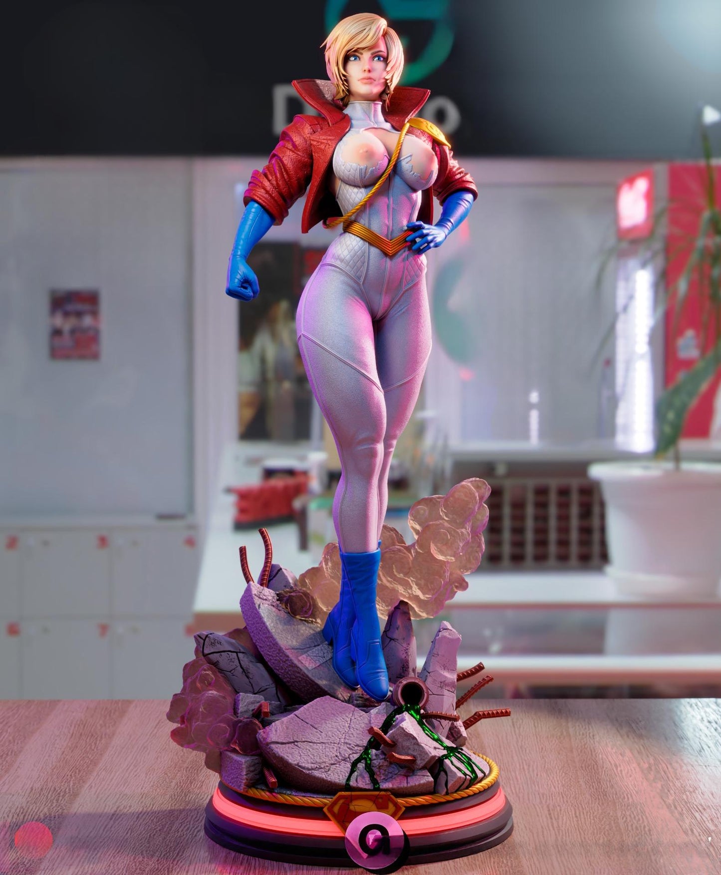 2343 Power Girl NSFW - DC Comics - STL 3D Print Files