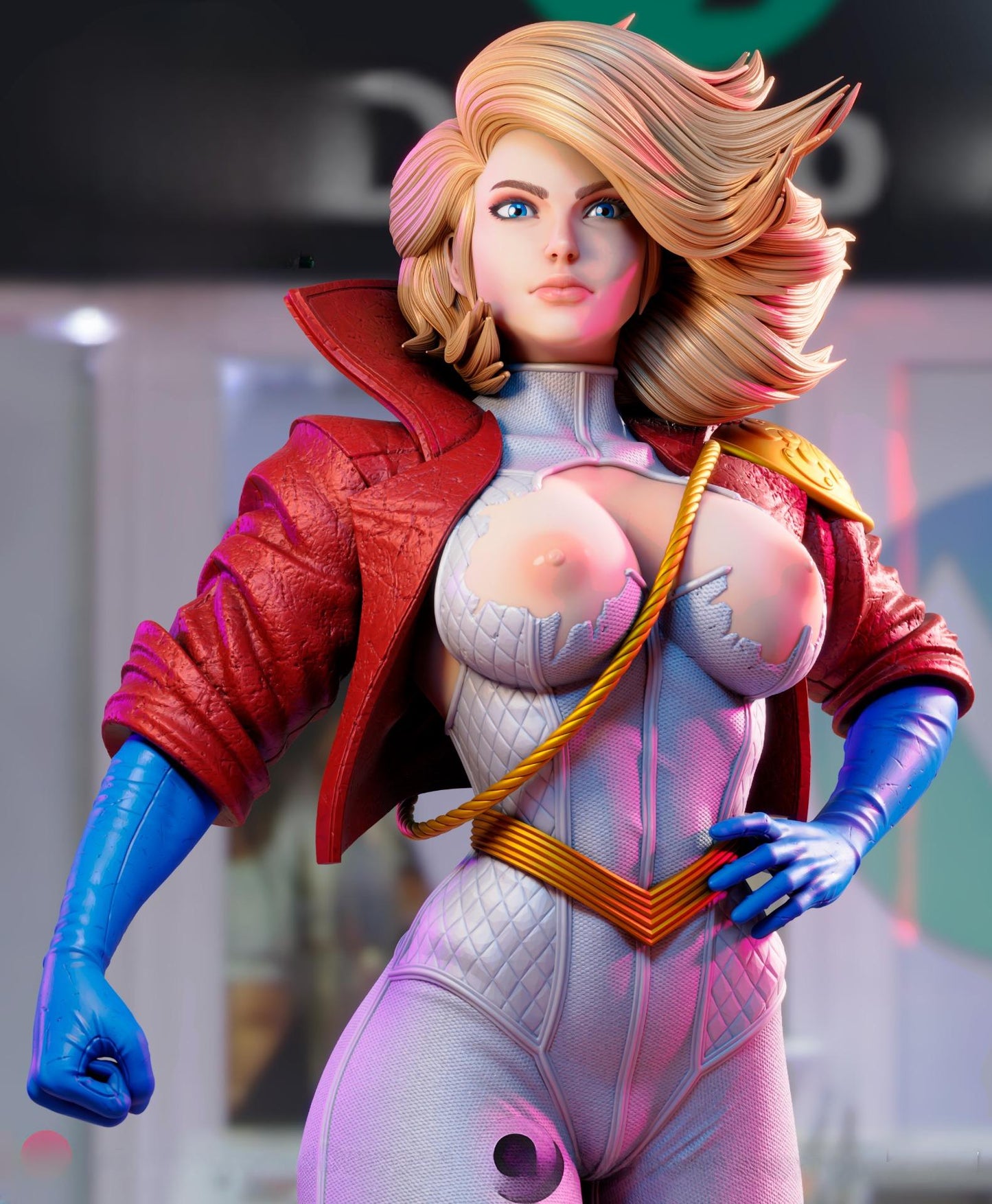 2343 Power Girl NSFW - DC Comics - STL 3D Print Files