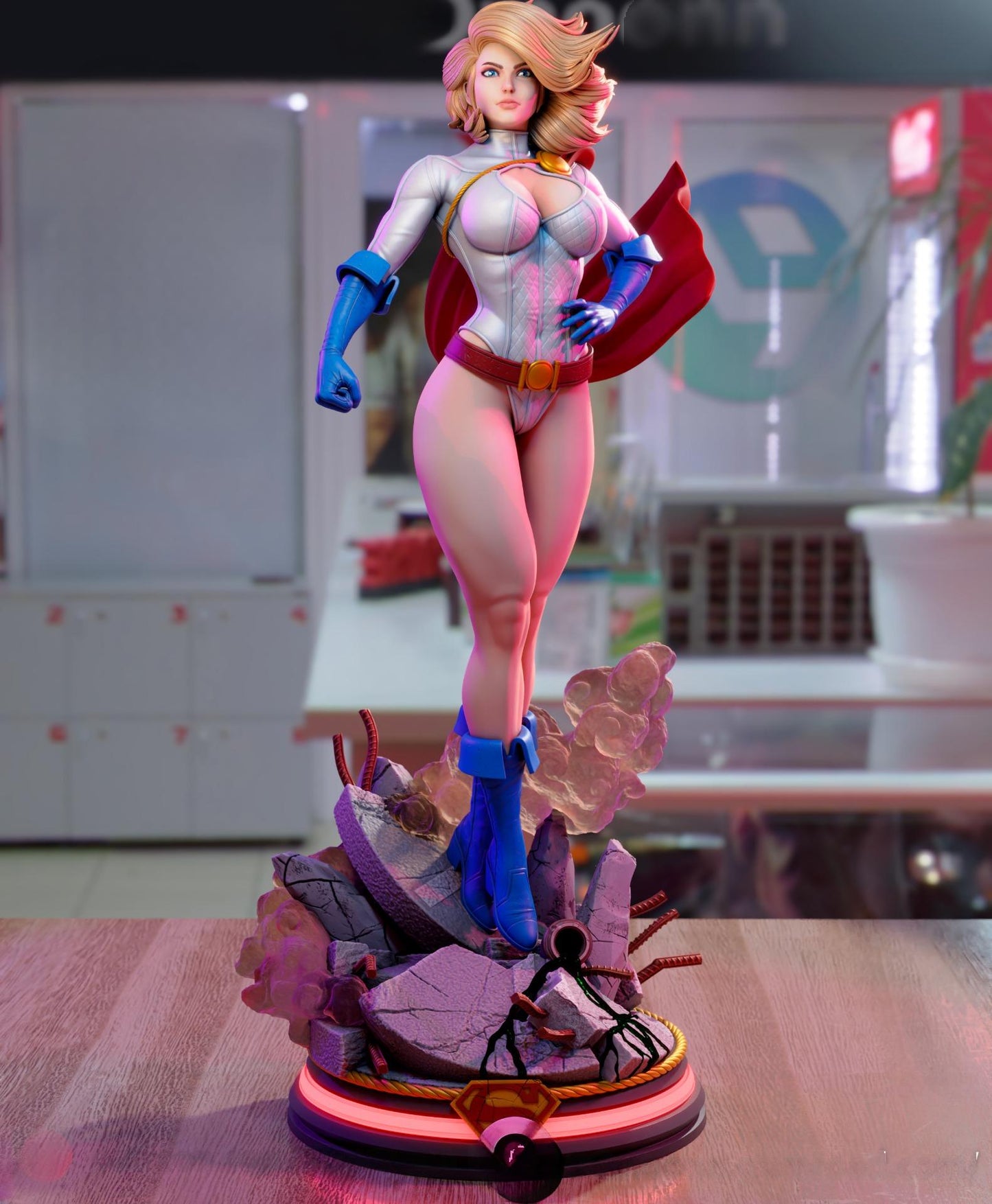 2343 Power Girl NSFW - DC Comics - STL 3D Print Files