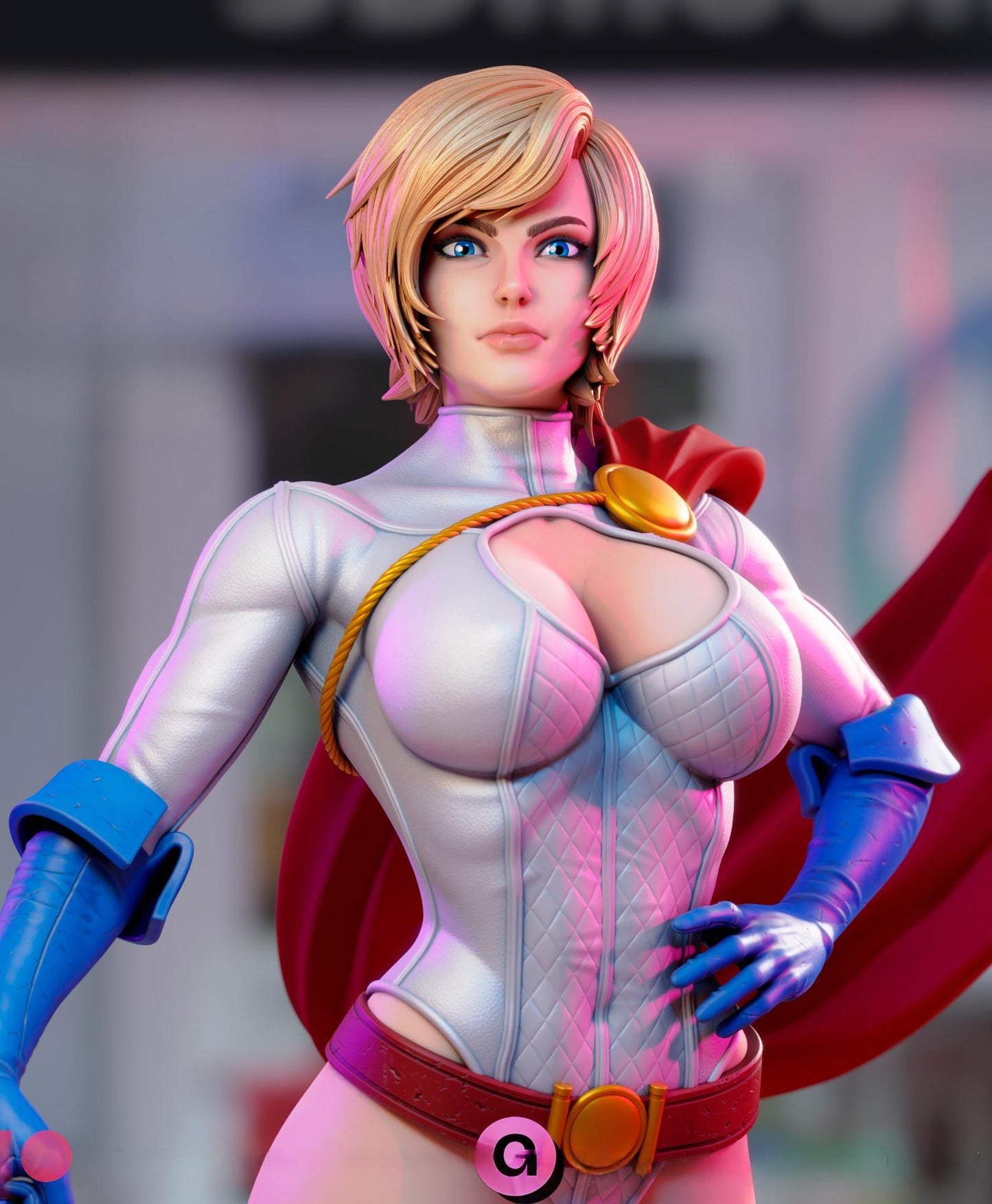 2343 Power Girl NSFW - DC Comics - STL 3D Print Files