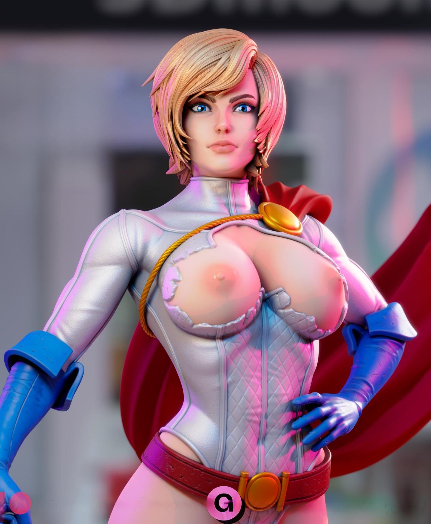 2343 Power Girl NSFW - DC Comics - STL 3D Print Files