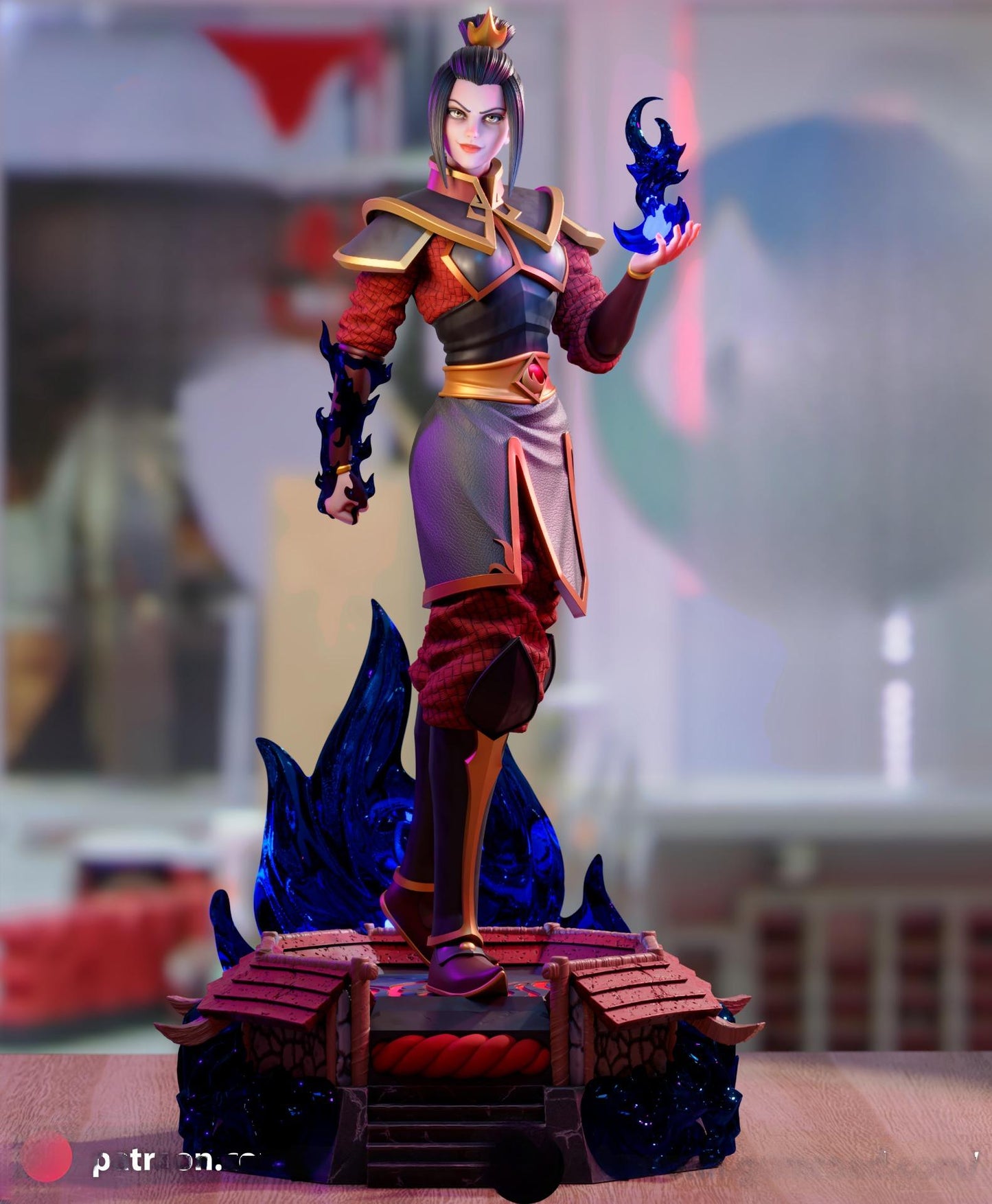 2355 Azula - Avatar Last Airbender - STL 3D Print Files