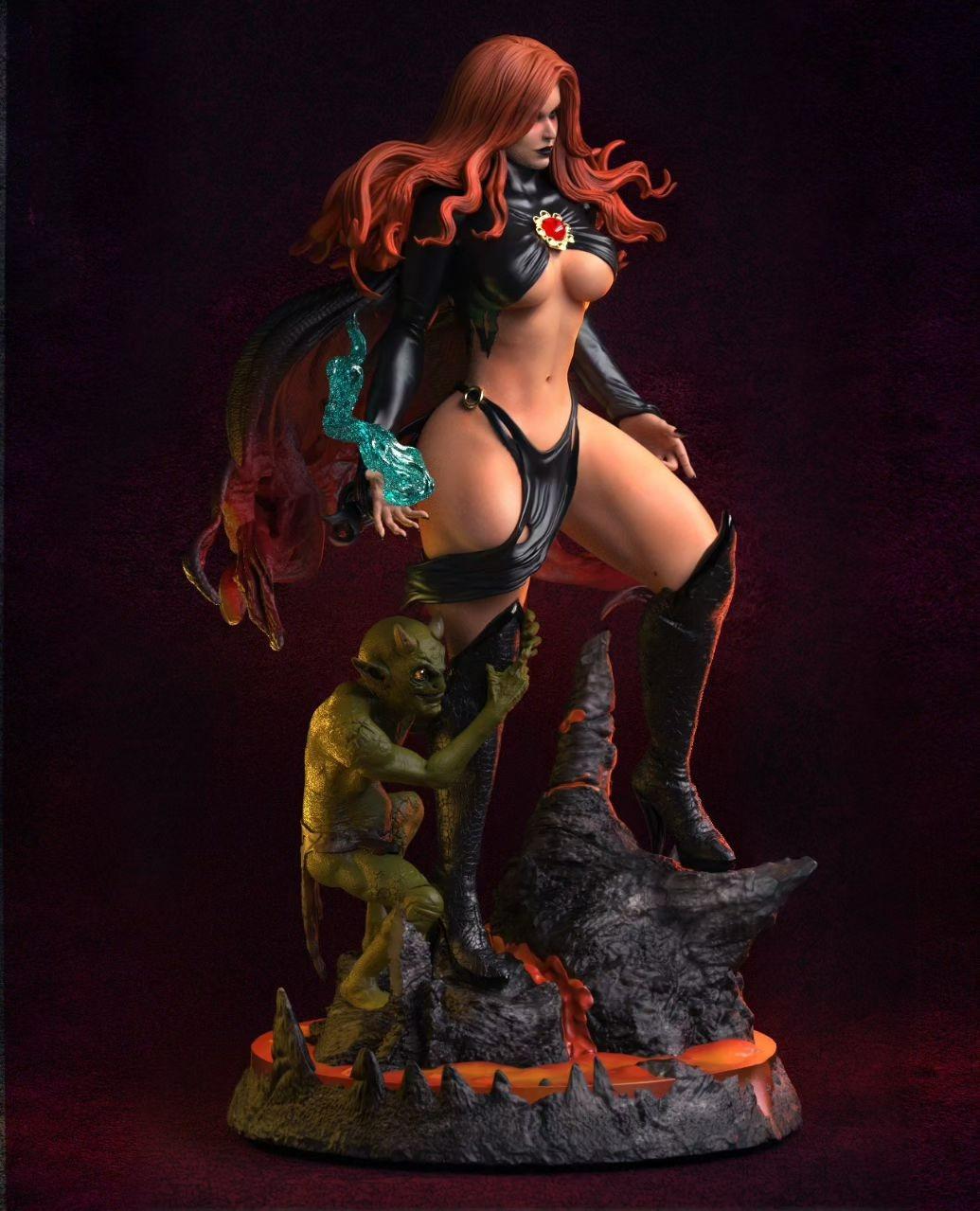 2362 Madelyne Pryor - The Goblin Queen - STL 3D Print Files
