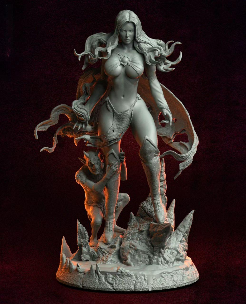 2362 Madelyne Pryor - The Goblin Queen - STL 3D Print Files