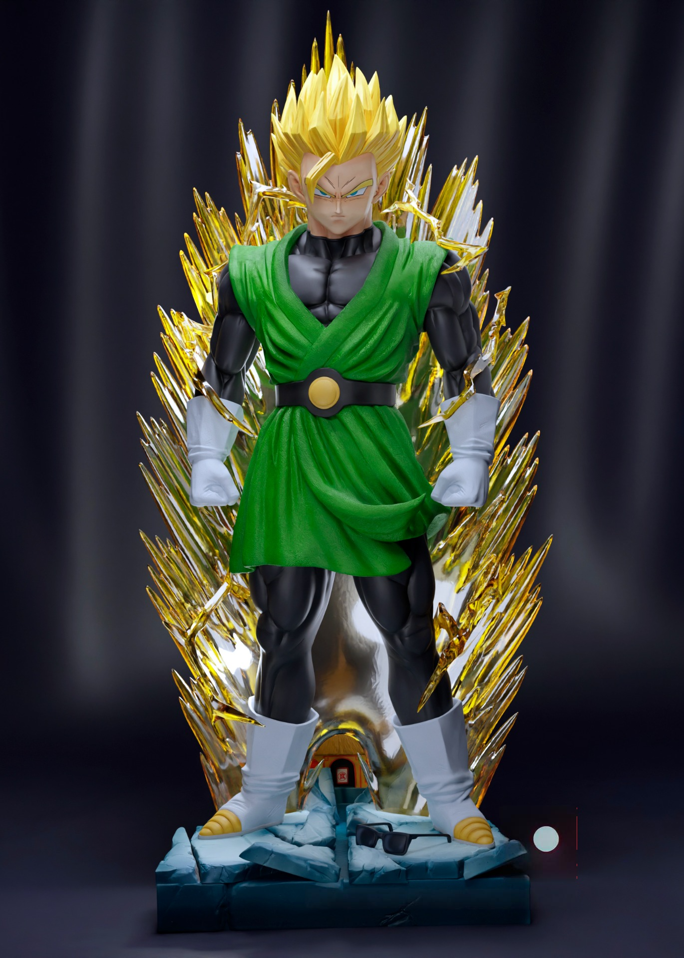 2364 Gohan SSJ 2 and Gran Saiyaman - Dragon Ball - STL 3D Print Files