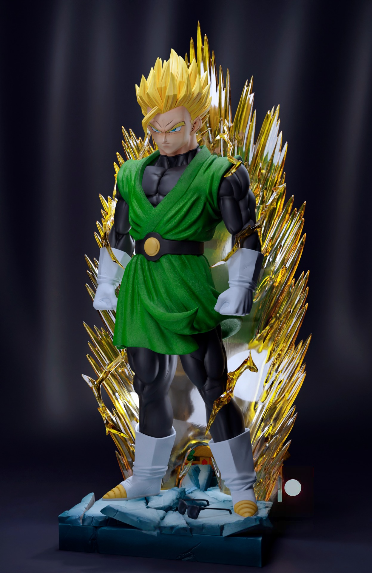 2364 Gohan SSJ 2 and Gran Saiyaman - Dragon Ball - STL 3D Print Files