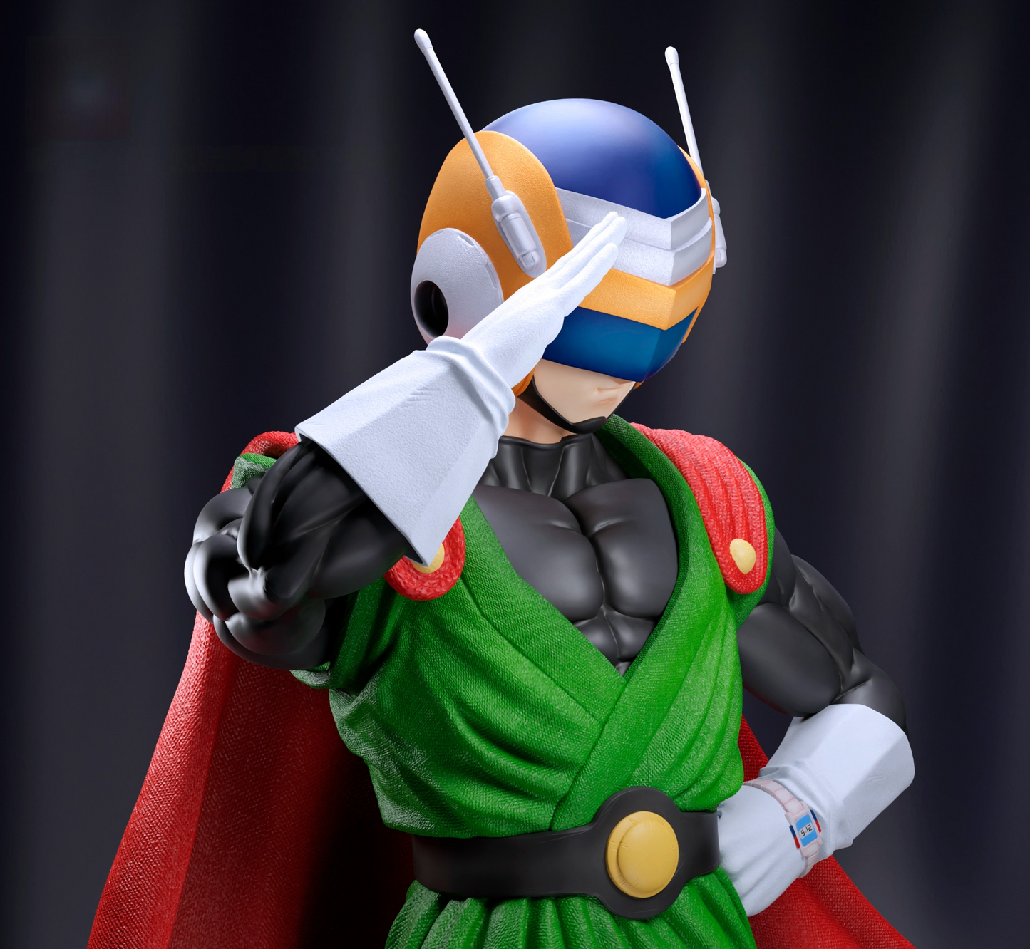 2364 Gohan SSJ 2 and Gran Saiyaman - Dragon Ball - STL 3D Print Files