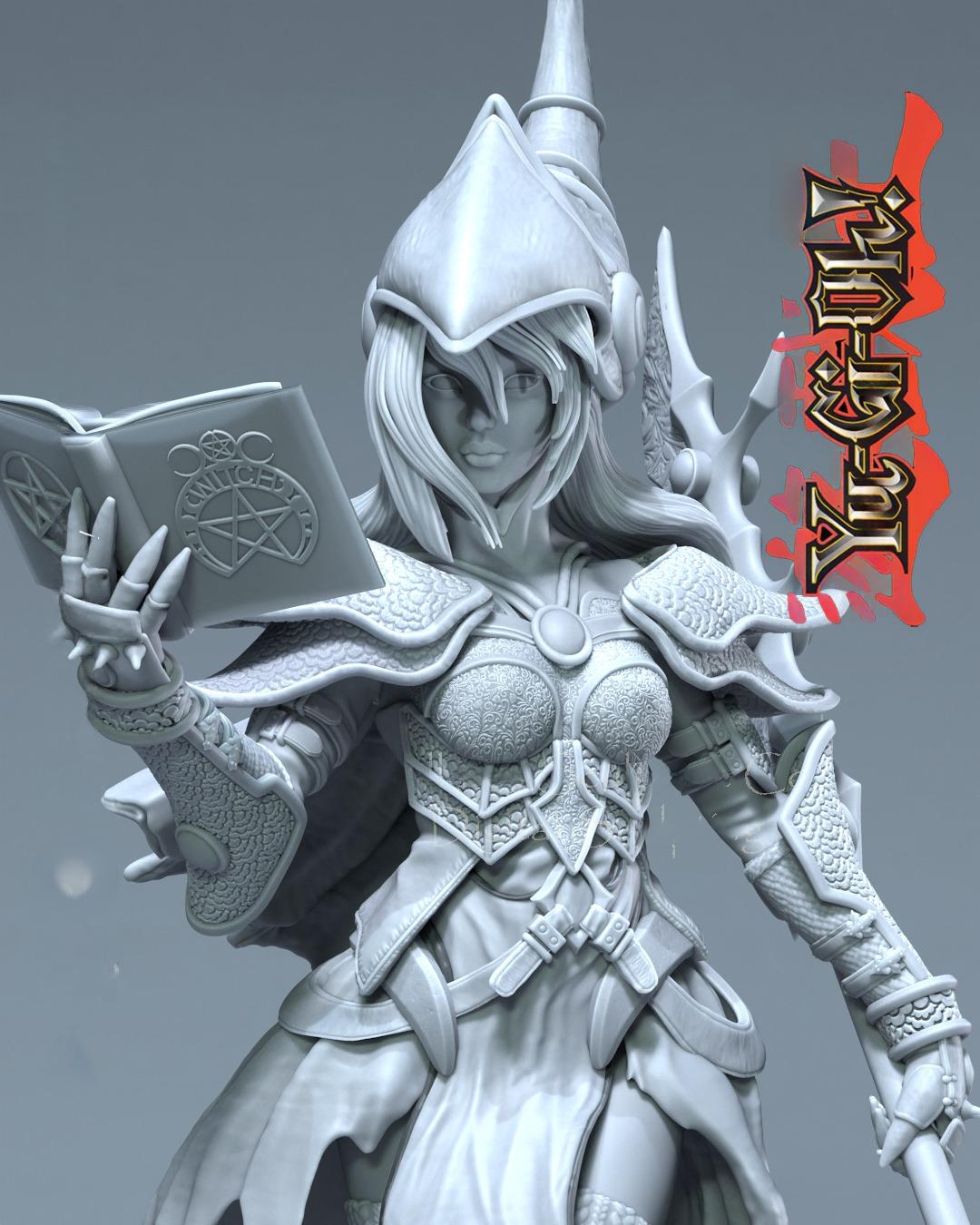 2367 Dark Magicial Girl - Yu-Gi-Oh! - STL 3D Print Files