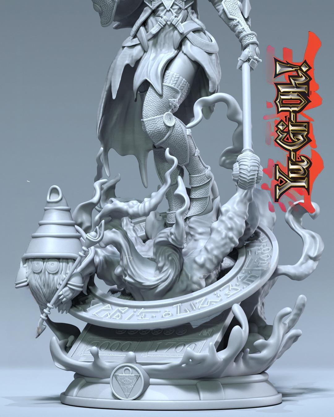 2367 Dark Magicial Girl - Yu-Gi-Oh! - STL 3D Print Files