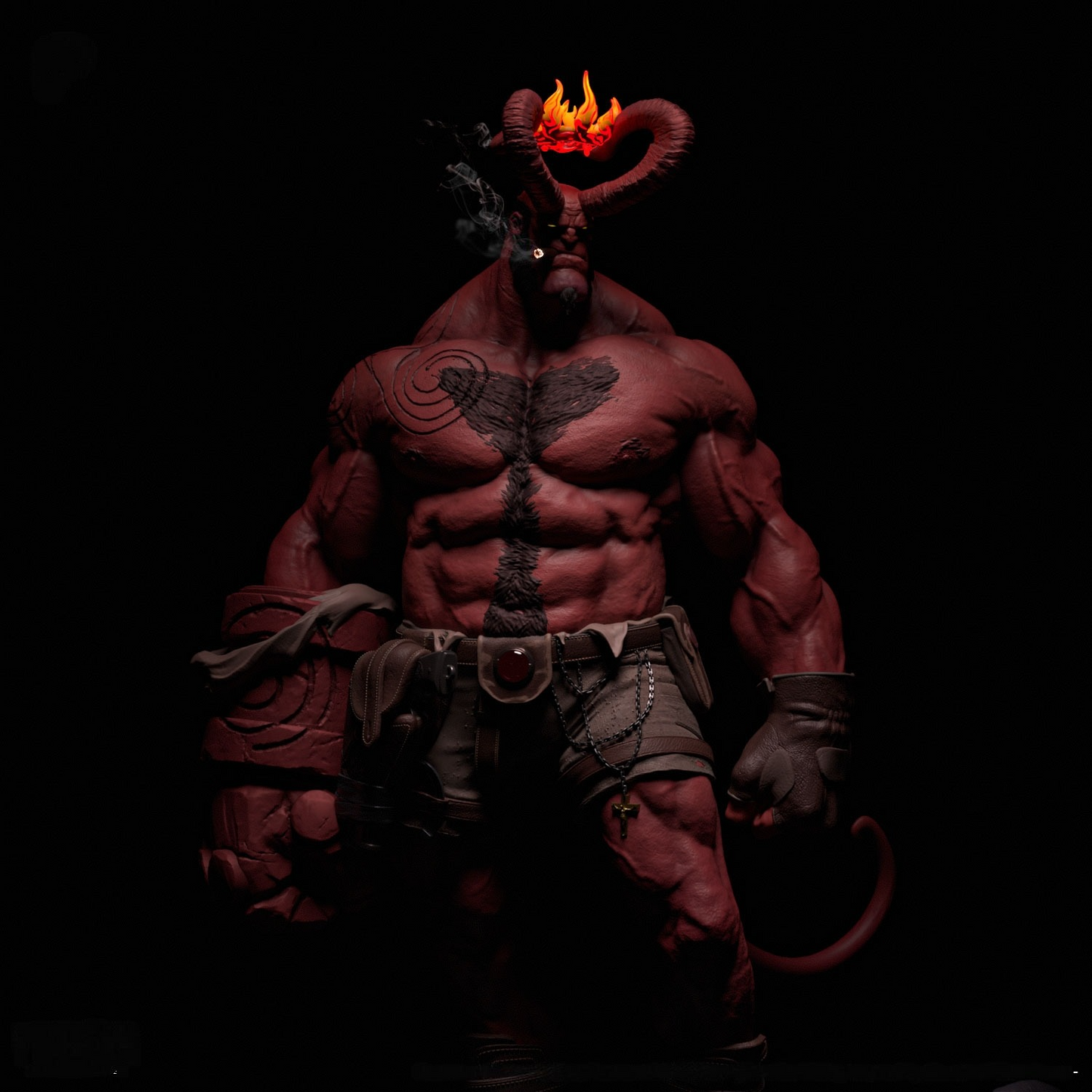 2382 Hellboy - STL 3D Print Files