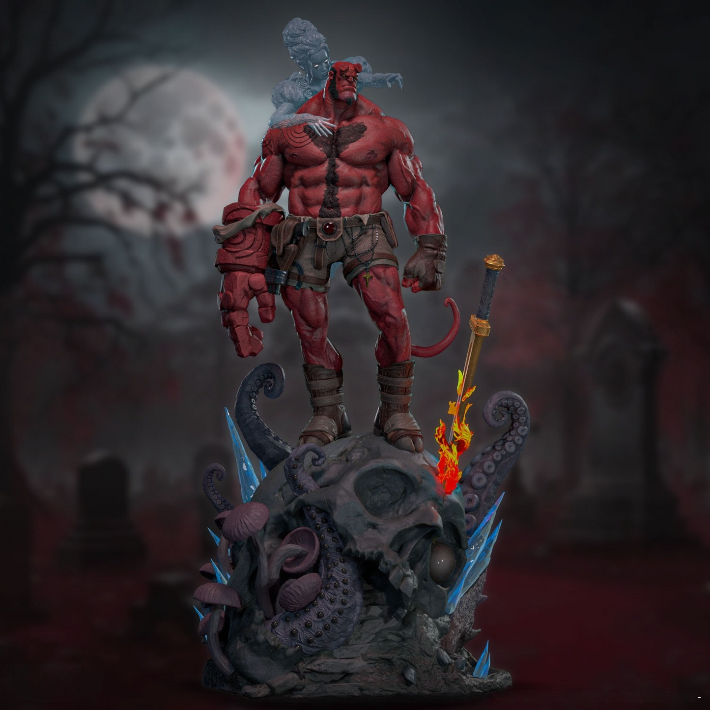 2382 Hellboy - STL 3D Print Files