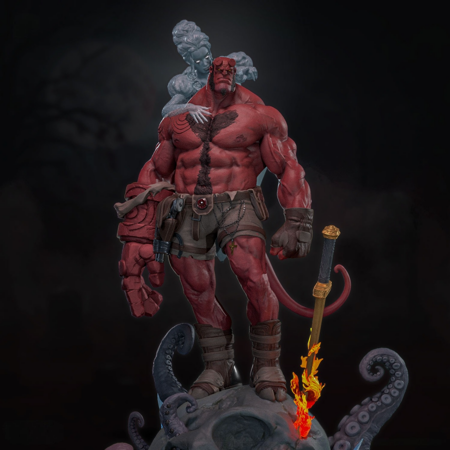 2382 Hellboy - STL 3D Print Files