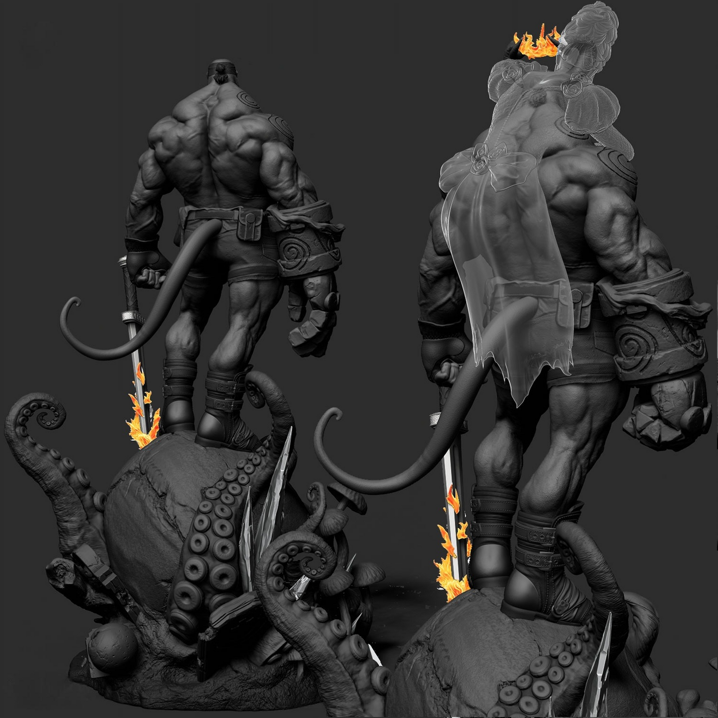 2382 Hellboy - STL 3D Print Files