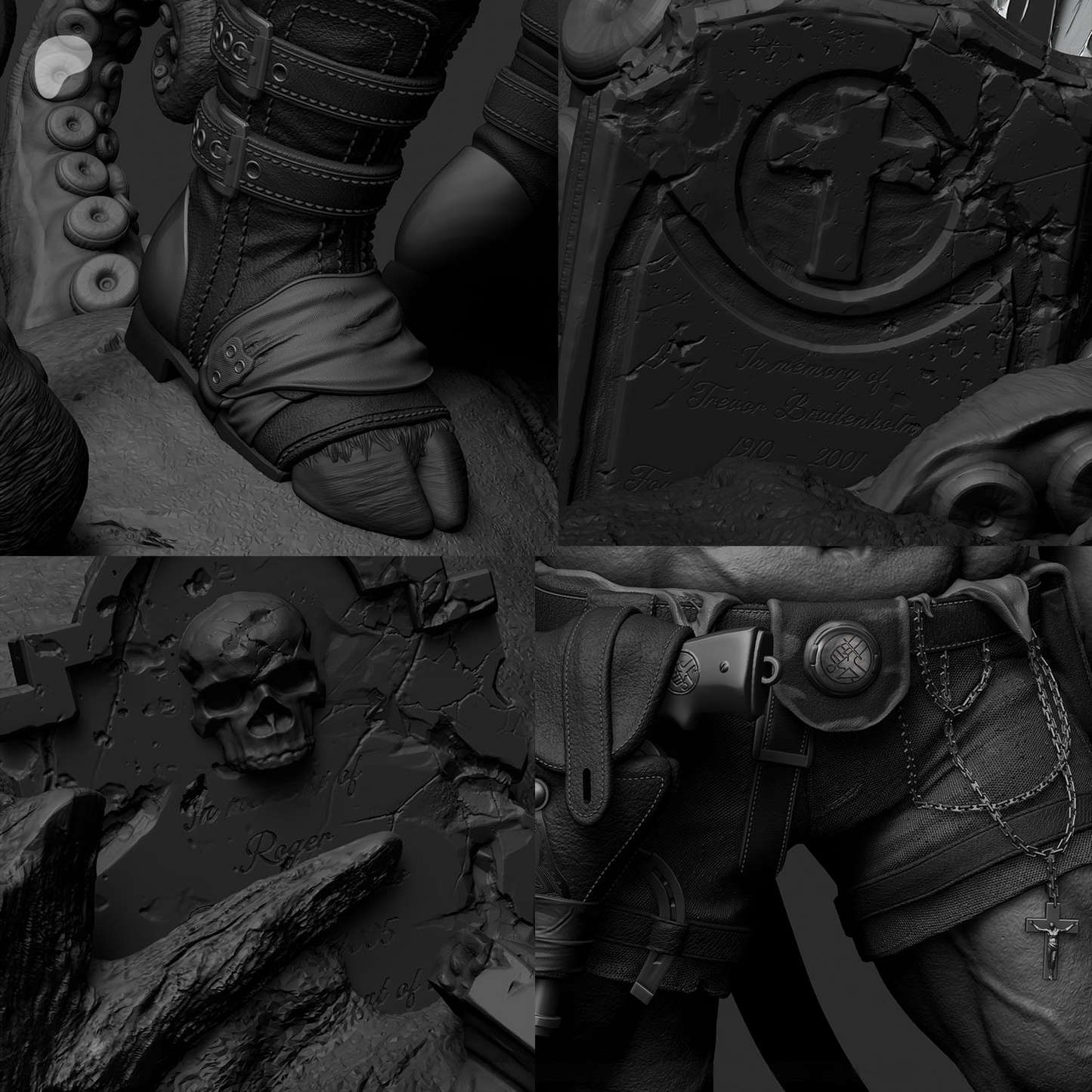 2382 Hellboy - STL 3D Print Files