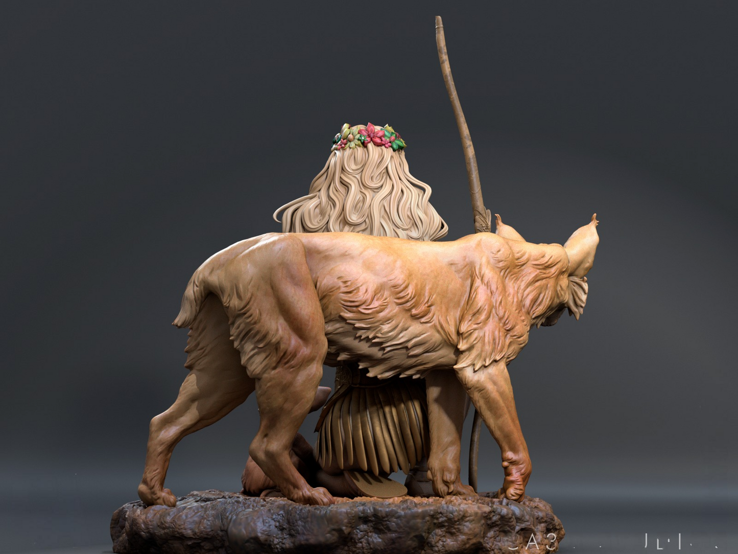 2388 Artemis - Goddess of Wild Animals - STL 3D Print Files