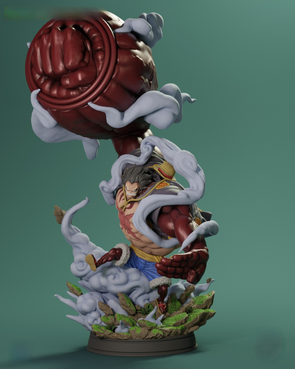 2389 Luffy Gear 4 - One Piece - STL 3D Print Files