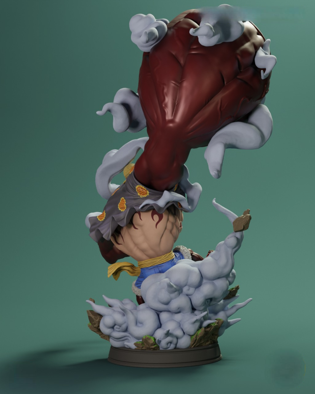 2389 Luffy Gear 4 - One Piece - STL 3D Print Files