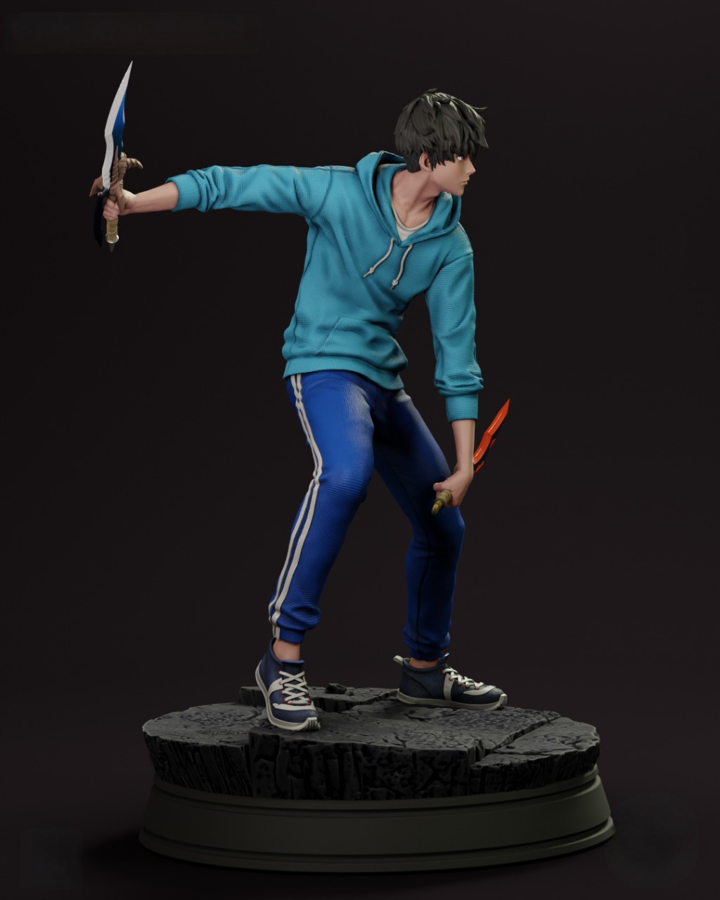 2391 Sung Jinwoo - Solo Leveling - STL 3D Print Files