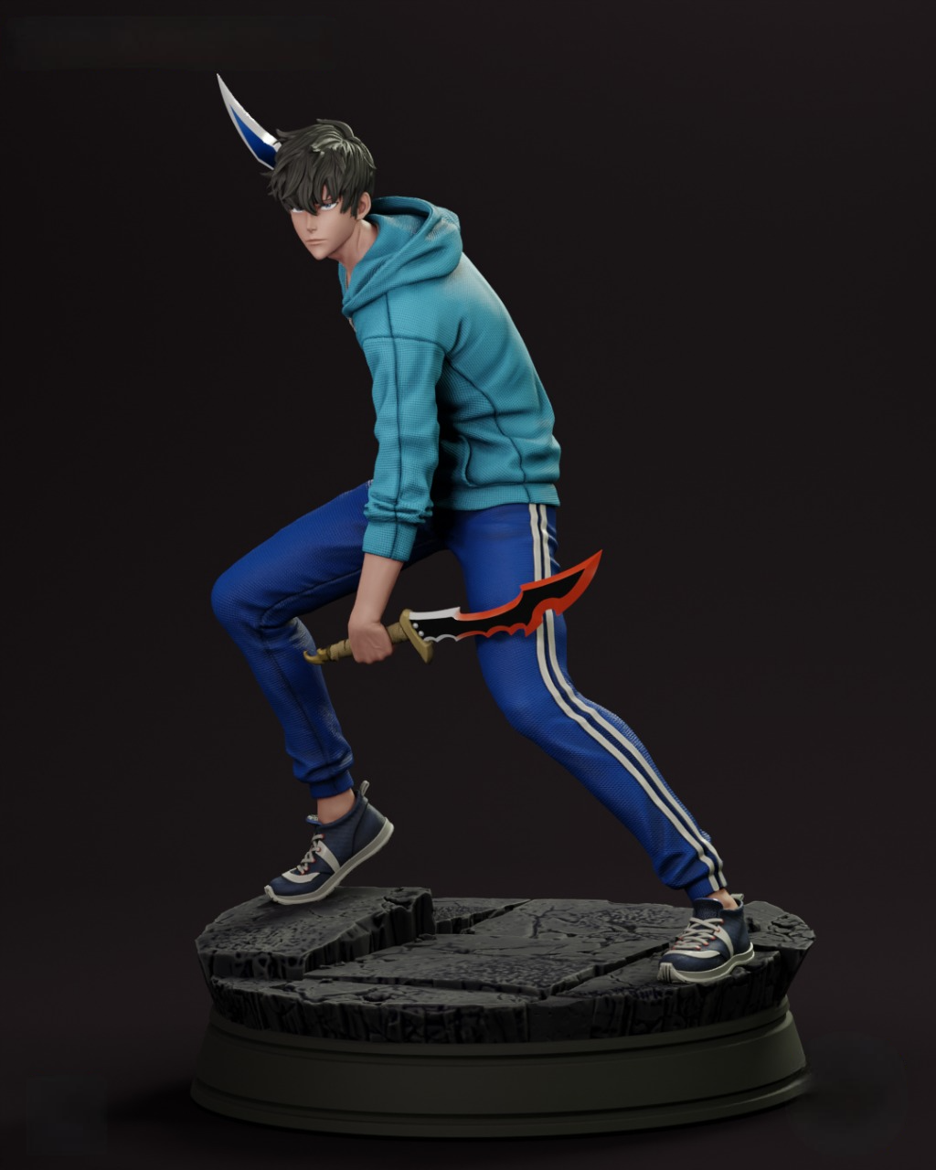 2391 Sung Jinwoo - Solo Leveling - STL 3D Print Files