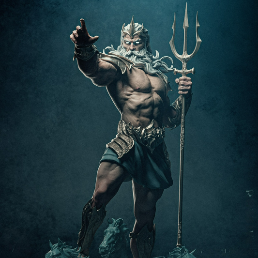 2422 Poseidon - King of the Sea - STL 3D Print Files