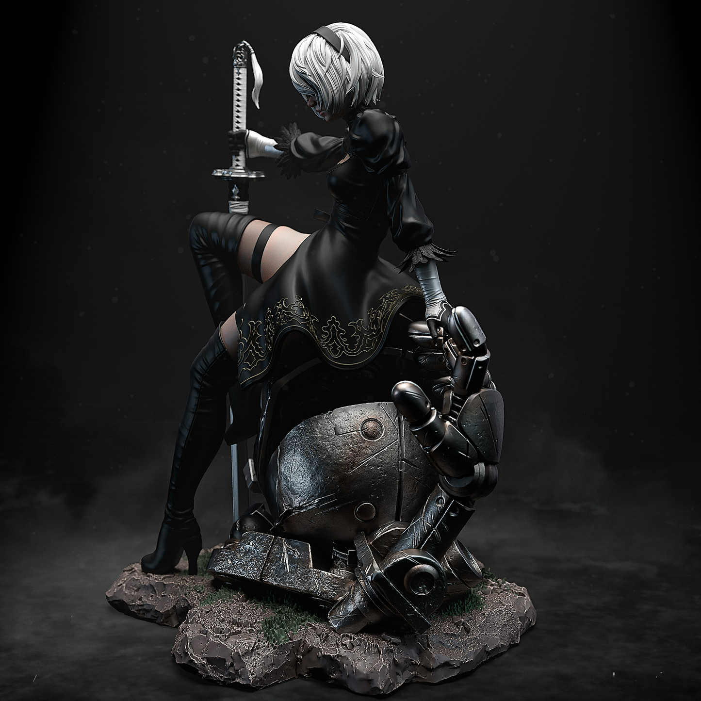 2425 2B - NIER AUTOMATA - STL 3D Print Files