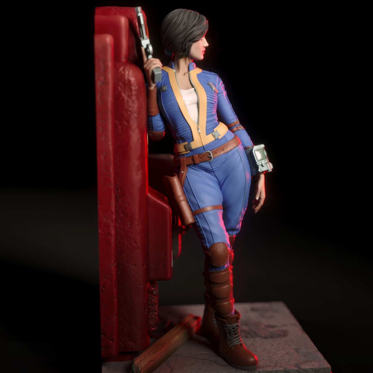 2438 Lucy MacLean NSFW - Fallout - STL 3D Print Files