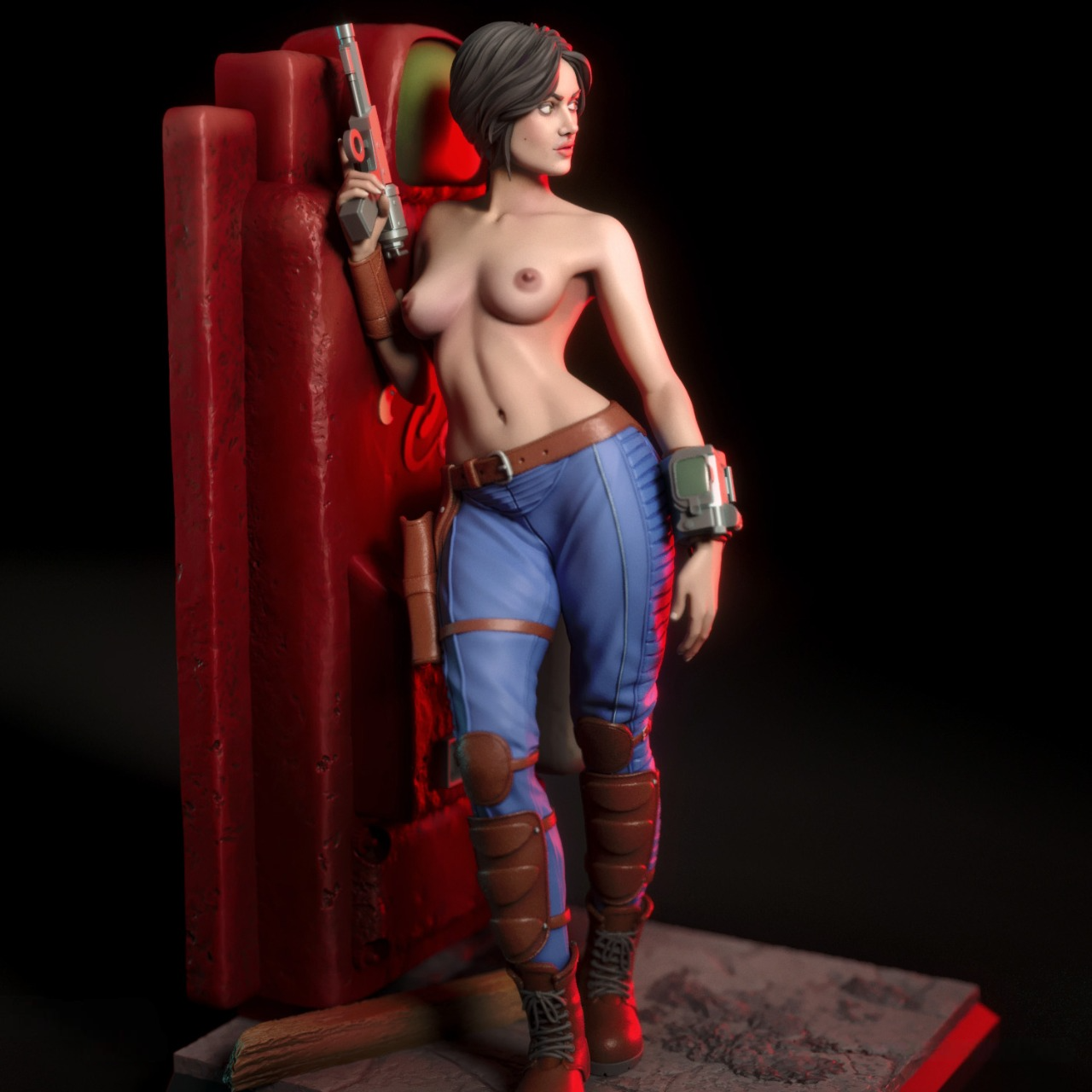 2438 Lucy MacLean NSFW - Fallout - STL 3D Print Files