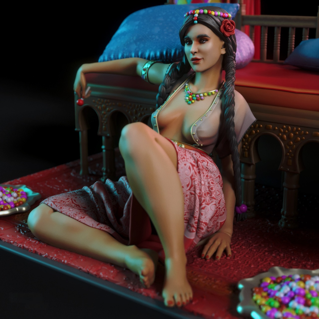 2441 Nadia NSFW - Sweet Harem - STL 3D Print Files