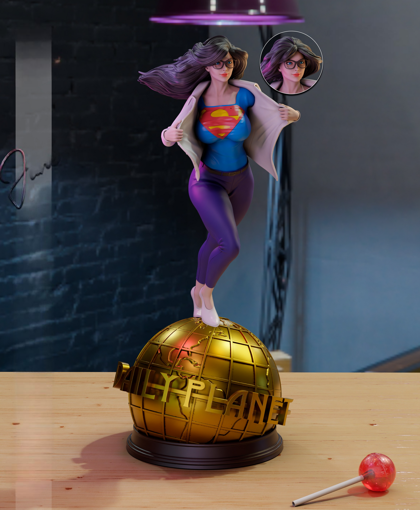 2449 Lois Lane NSFW - Supergirl - STL 3D Print Files