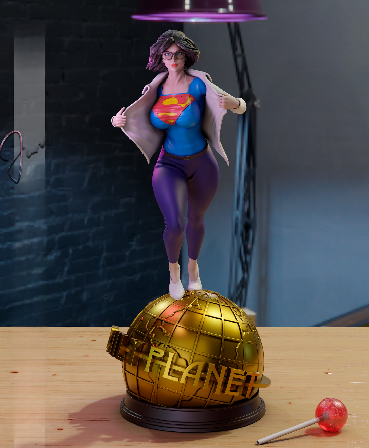 2449 Lois Lane NSFW - Supergirl - STL 3D Print Files