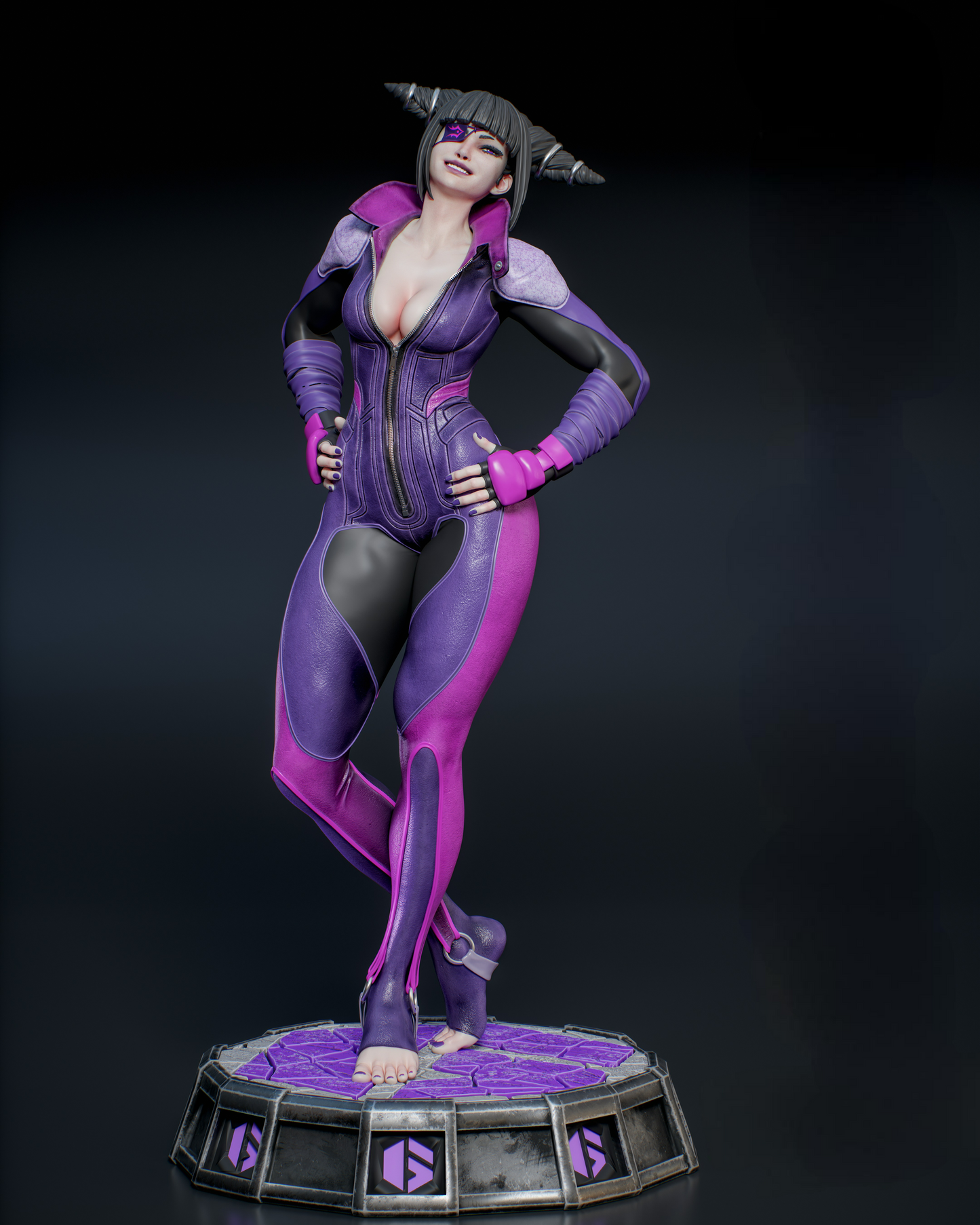 2454 Juri Han - Street Fighter - STL 3D Print Files