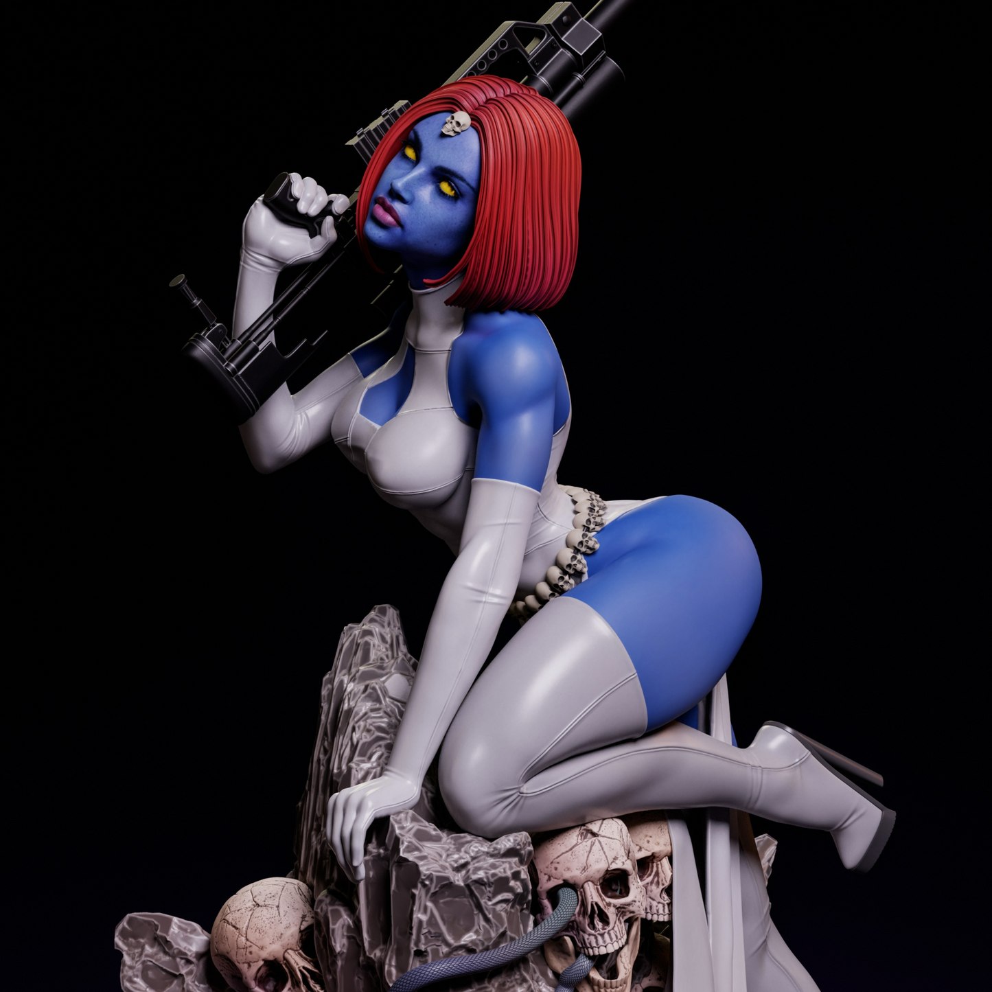 2455 Mystique - X-Men - STL 3D Print Files