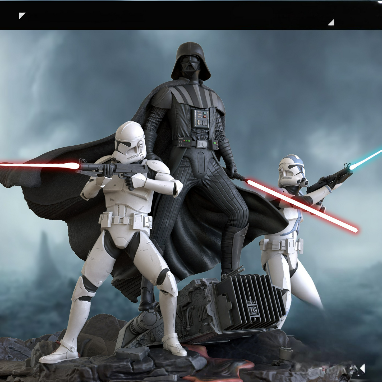 2459 Darth Vader Diorama - Star Wars - STL 3D Print Files