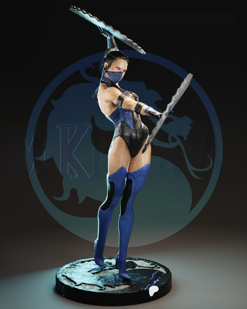 2466 Kitana - Mortal Kombat - STL 3D Print Files