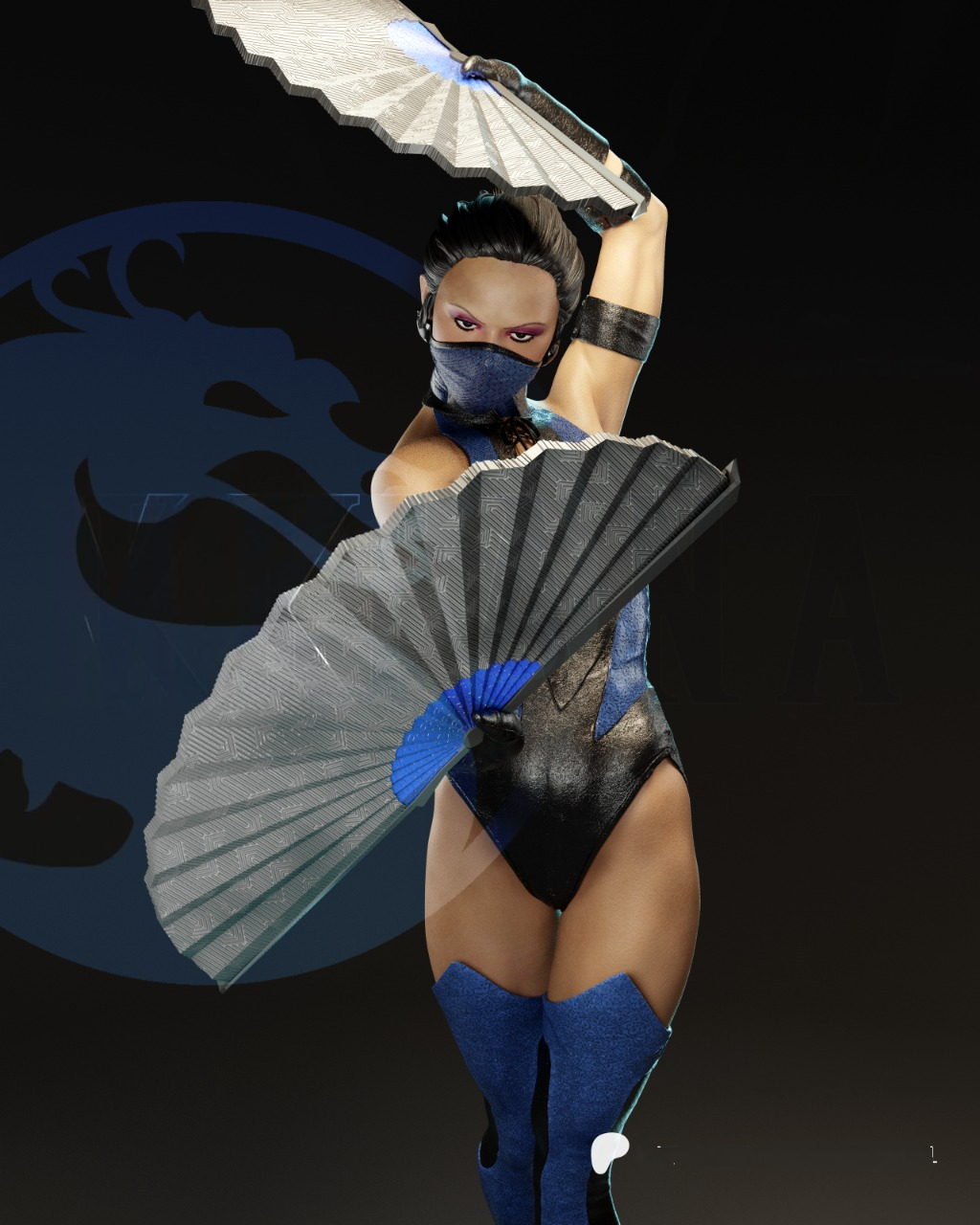 2466 Kitana - Mortal Kombat - STL 3D Print Files