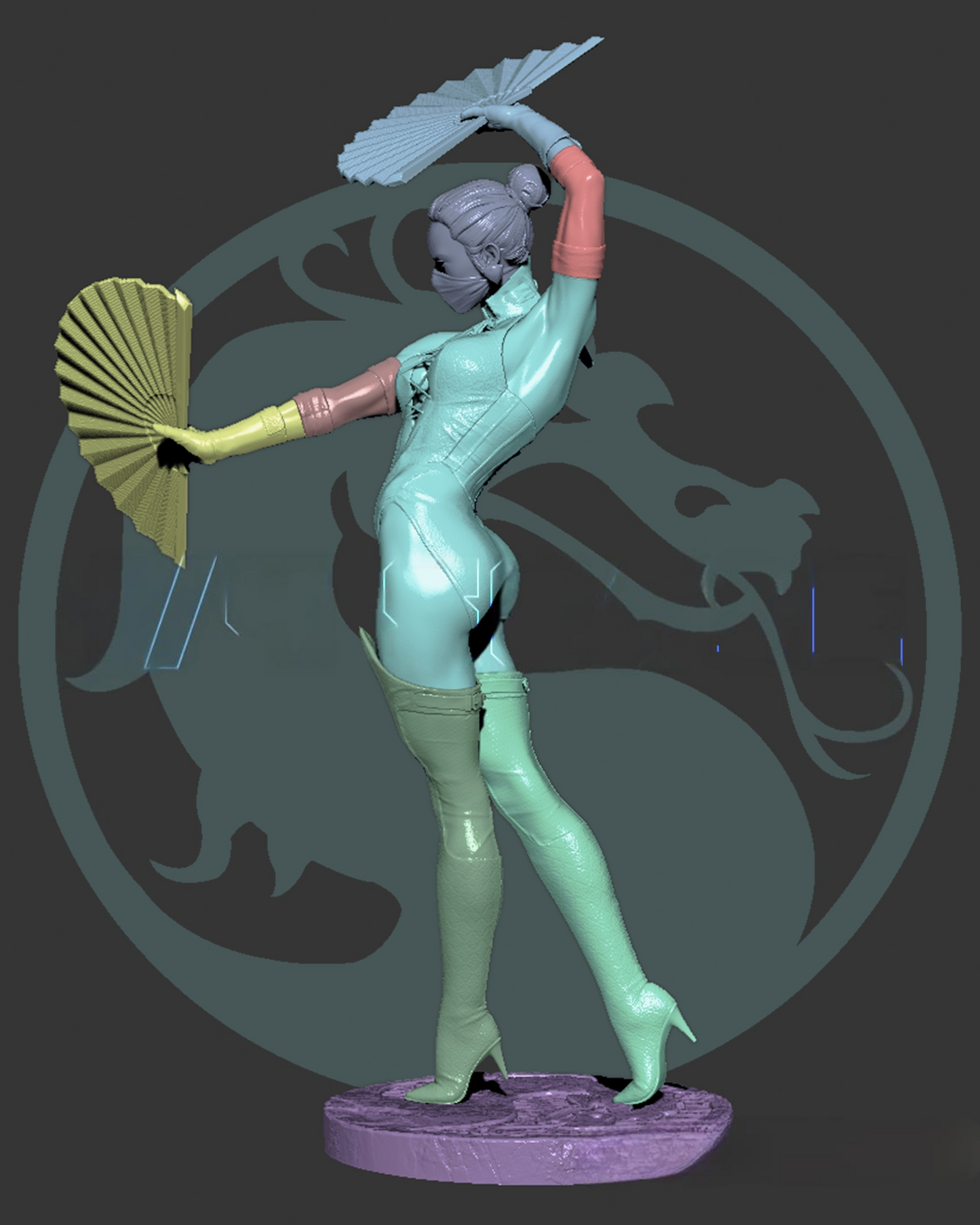 2466 Kitana - Mortal Kombat - STL 3D Print Files