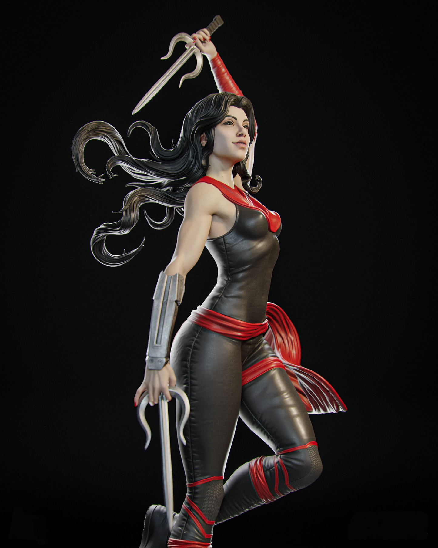 2480 Elektra - Marvel Comics - STL 3D Print Files