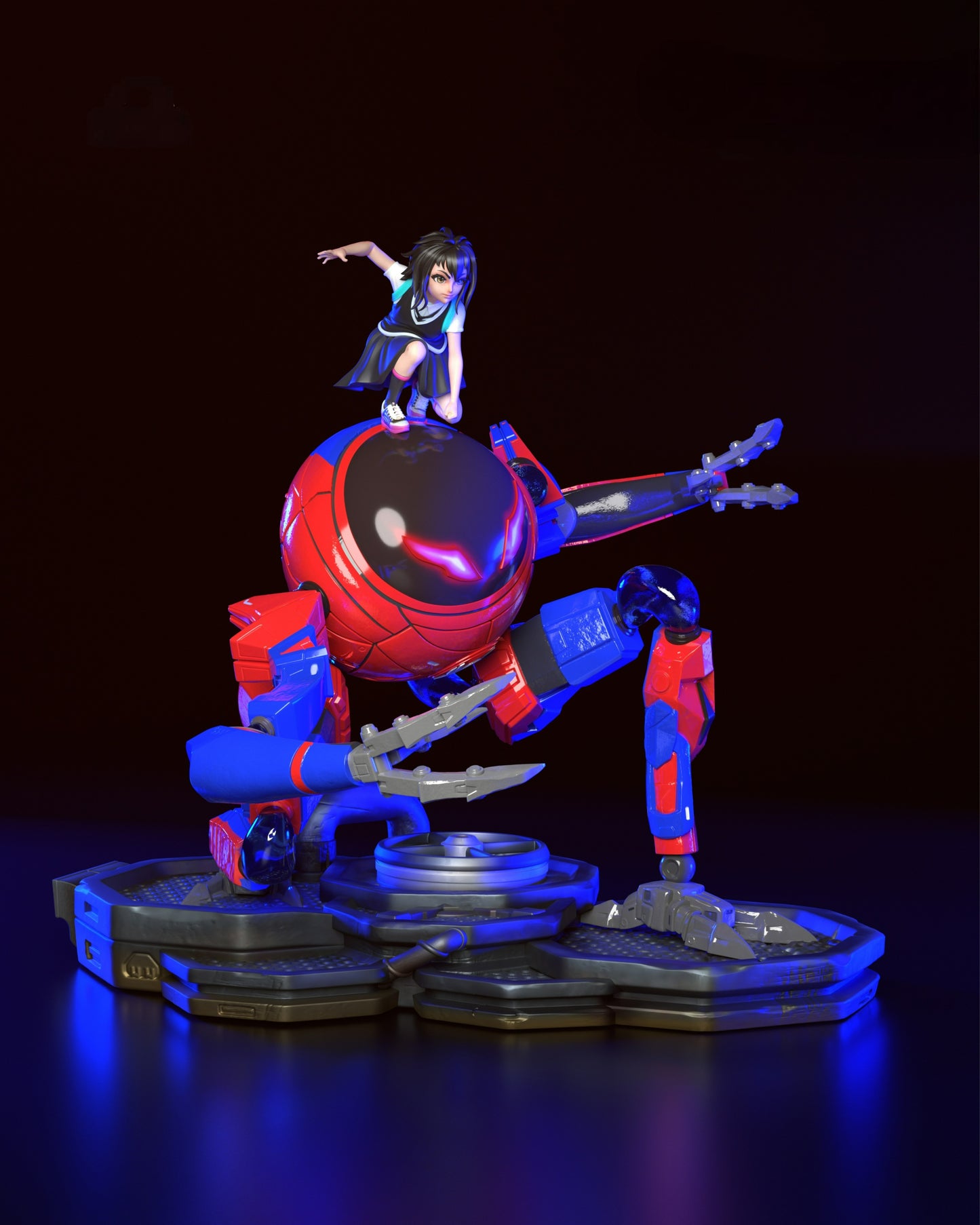 2494 Peni Parker - Into the Spider-Verse - STL 3D Print Files