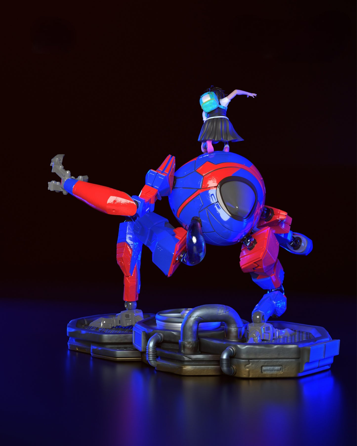 2494 Peni Parker - Into the Spider-Verse - STL 3D Print Files