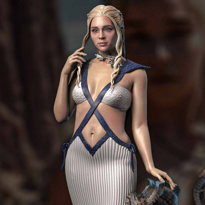 2497 Daenerys Targaryen NSFW - Game of Thrones - STL 3D Print Files