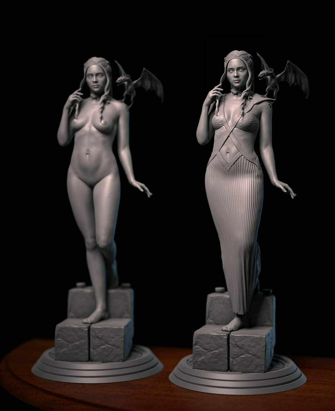 2497 Daenerys Targaryen NSFW - Game of Thrones - STL 3D Print Files