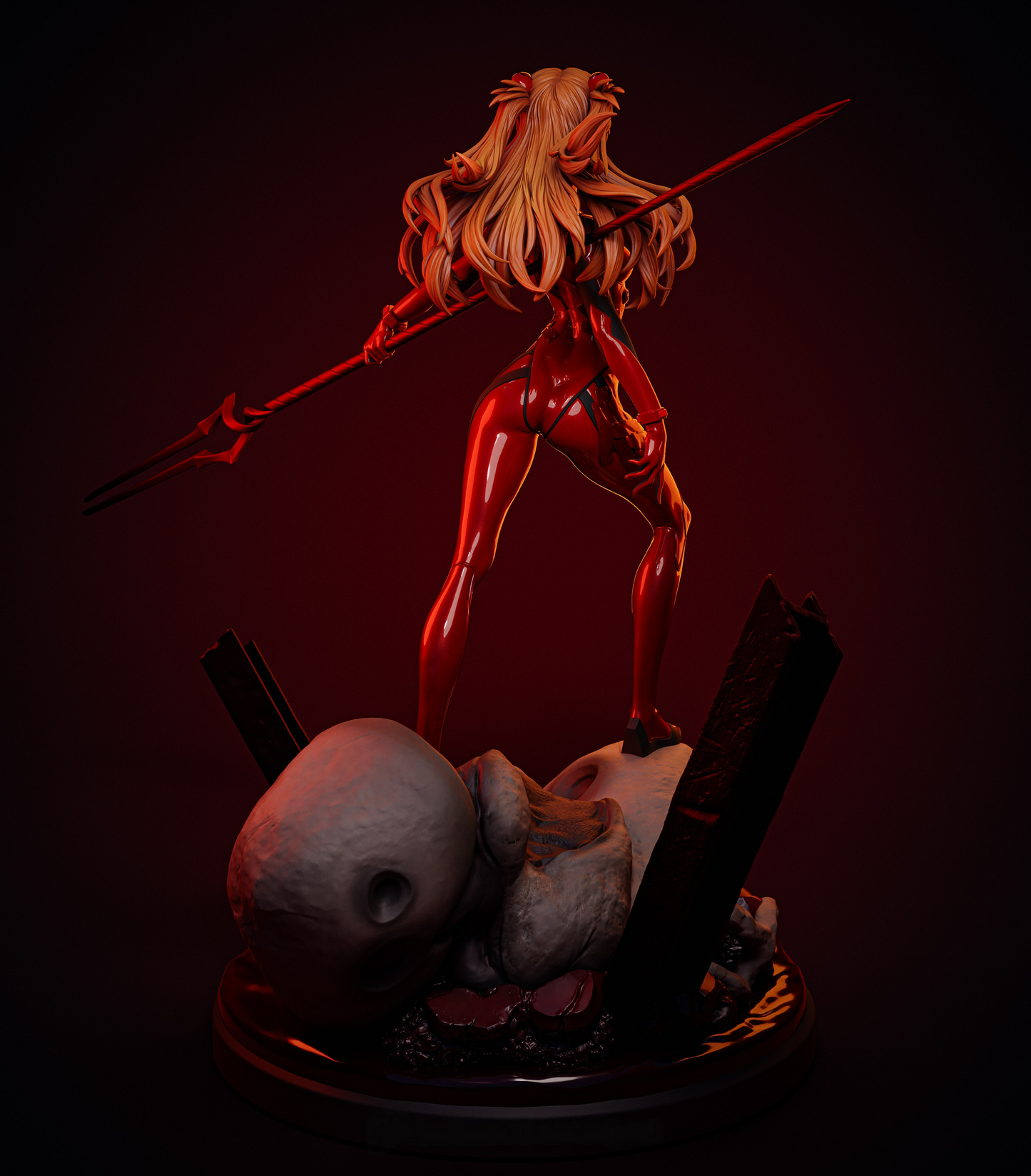 2507 Asuka Langley Soryu - Neon Genesis Evangelion - STL 3D Print Files