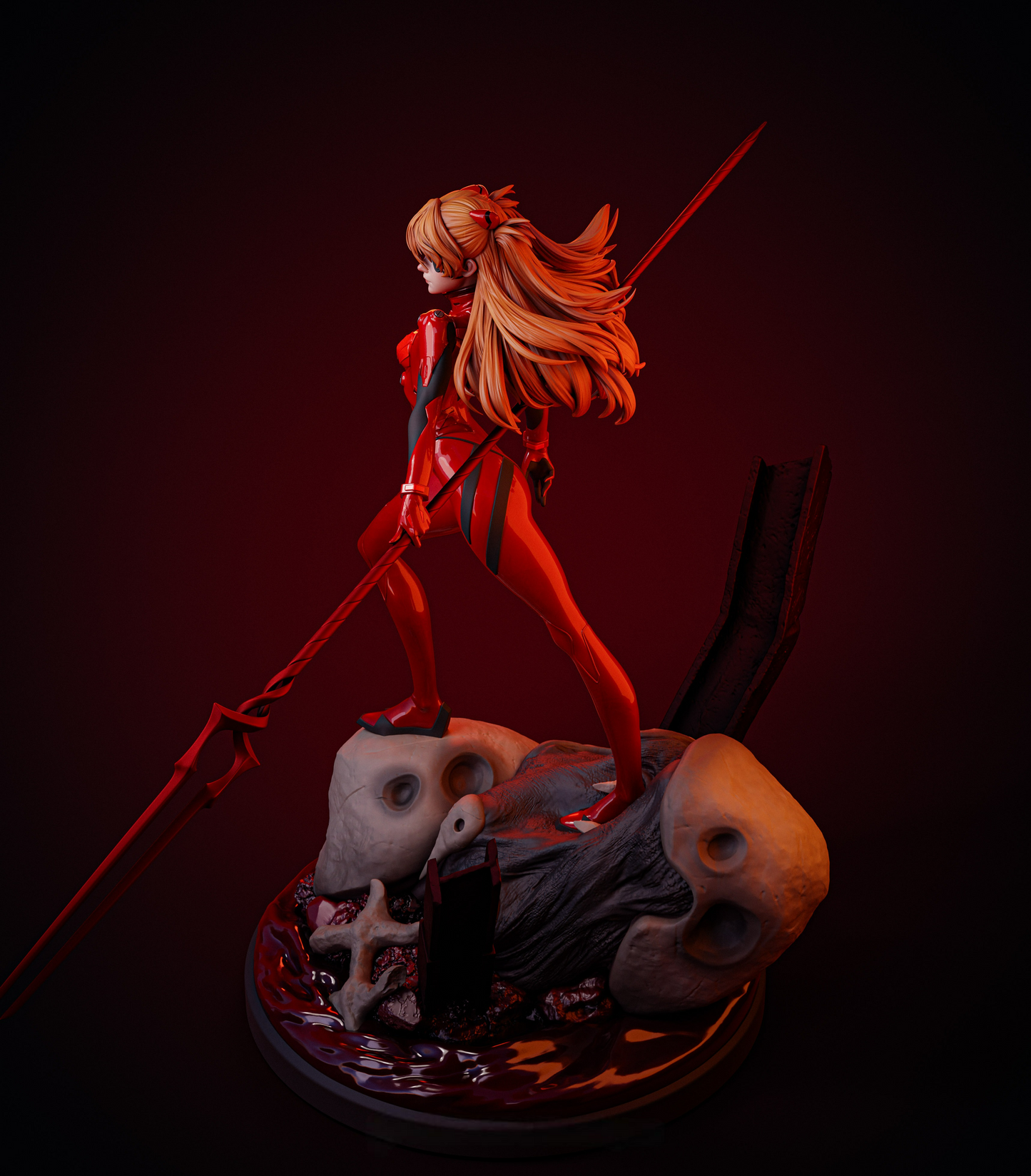 2507 Asuka Langley Soryu - Neon Genesis Evangelion - STL 3D Print Files