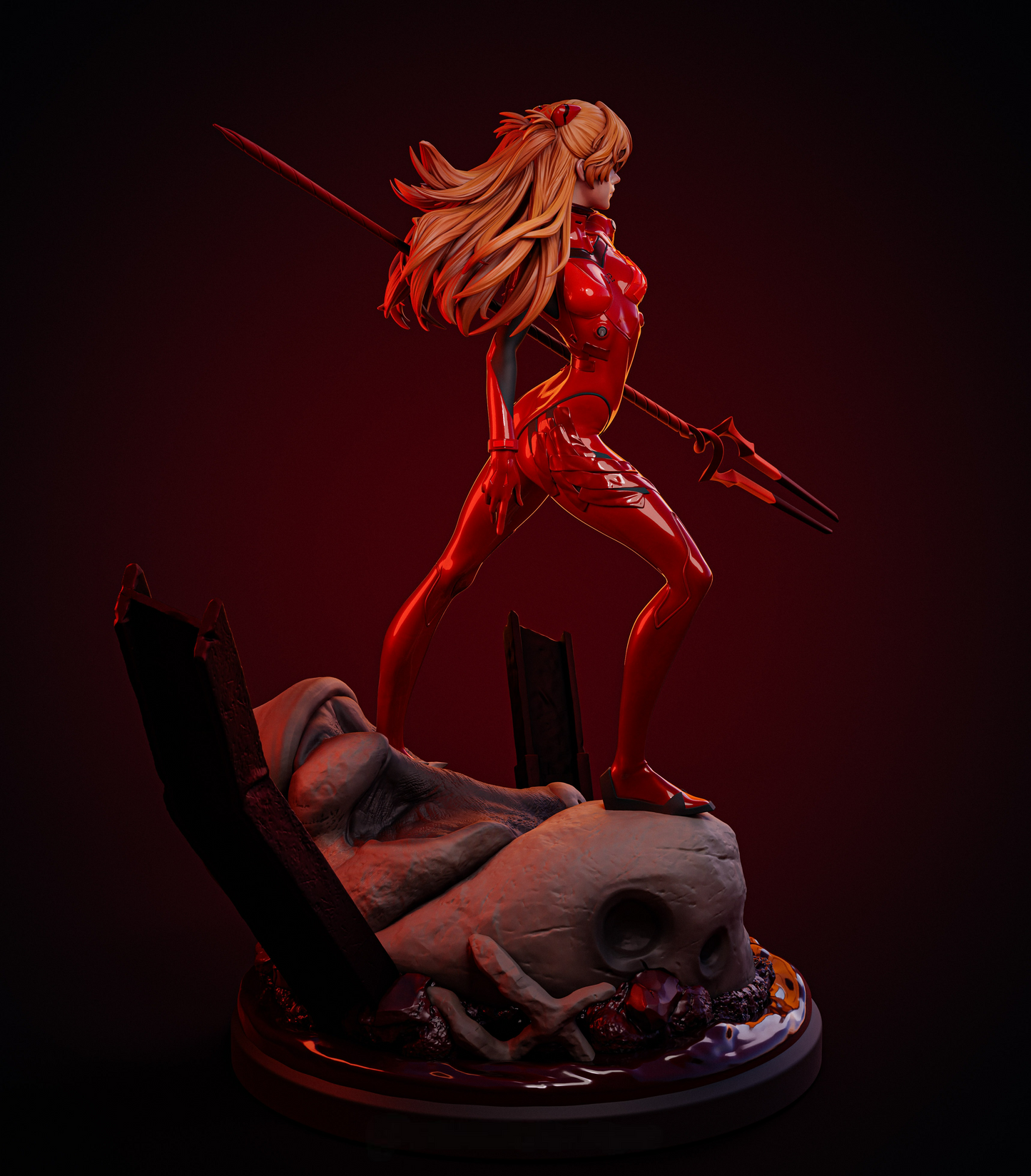 2507 Asuka Langley Soryu - Neon Genesis Evangelion - STL 3D Print Files