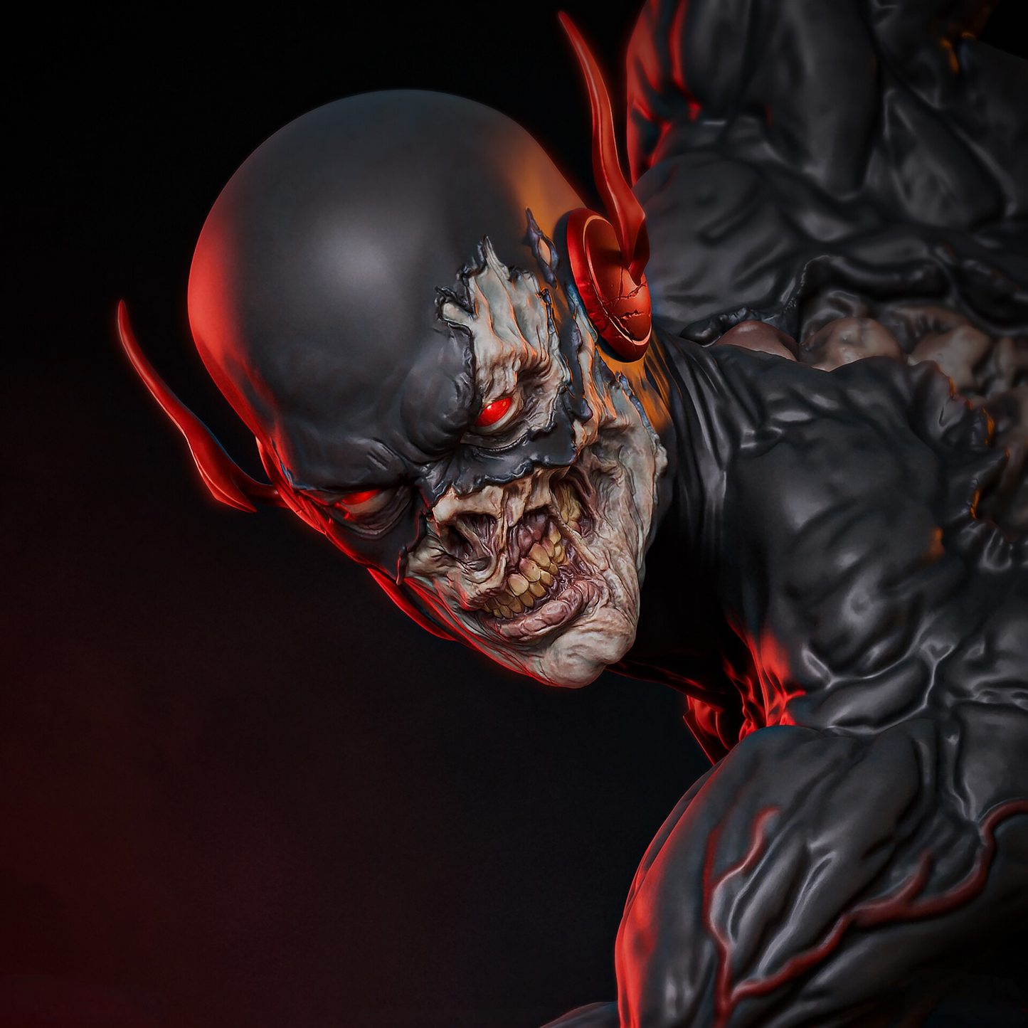 2508 Flash vs BlackFlash - DC Comics - STL 3D Print Files