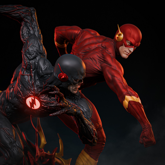 2508 Flash vs BlackFlash - DC Comics - STL 3D Print Files